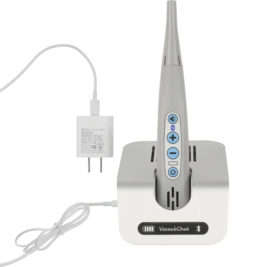 VascuChek doppler probe in base