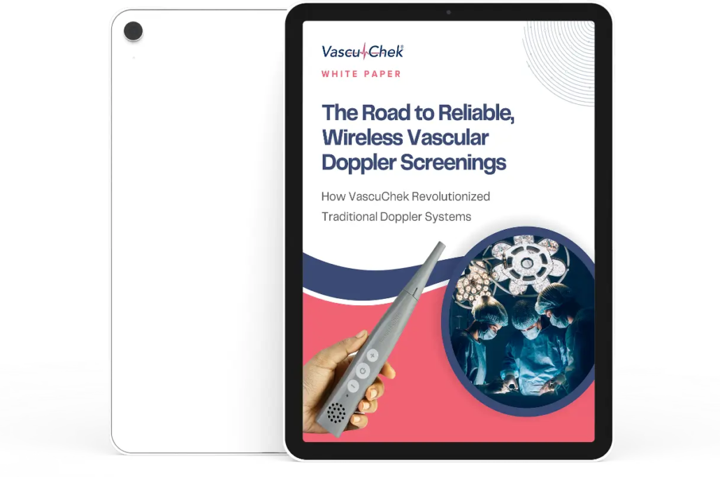 A pathway leading to advanced wireless, visual, and Doppler scanning technology, symbolizing innovation and reliability.